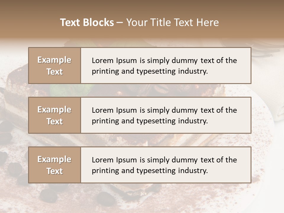 Overhead Tikka Marinated PowerPoint Template