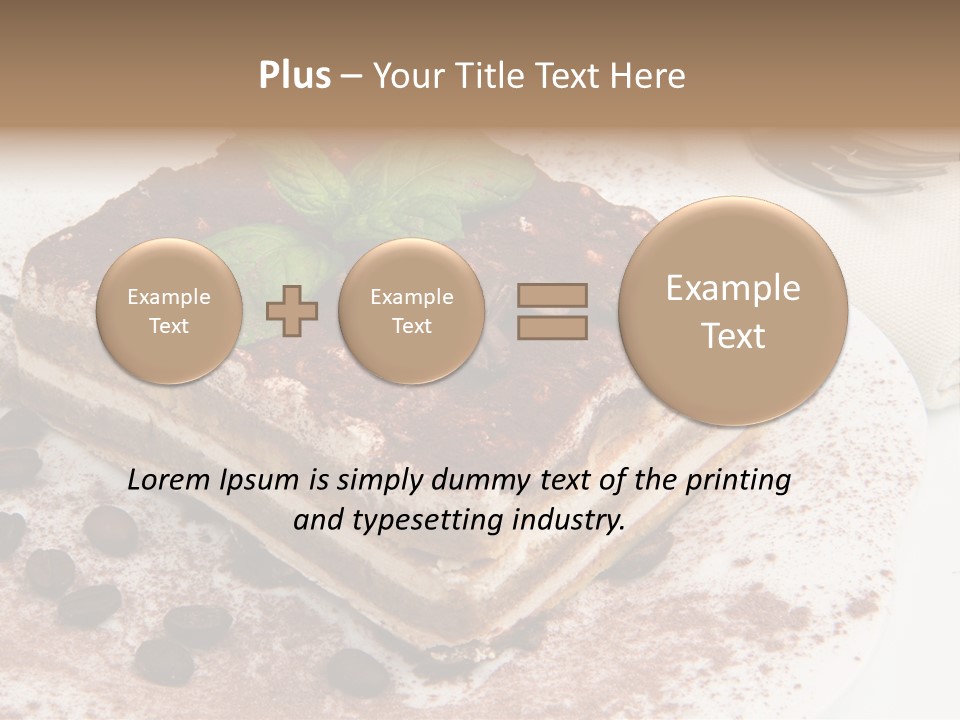 Overhead Tikka Marinated PowerPoint Template