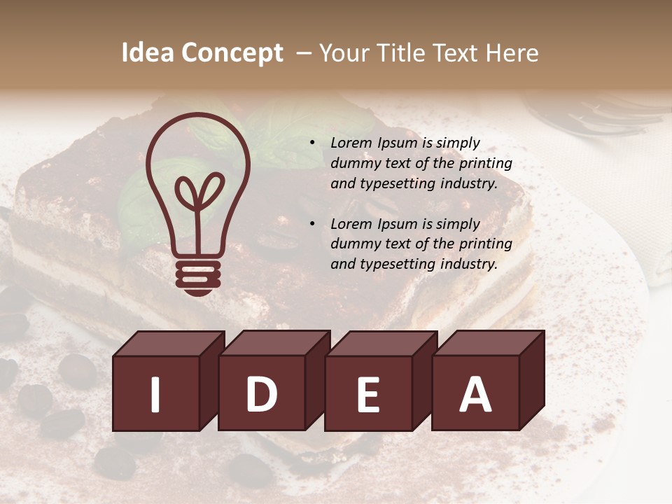 Overhead Tikka Marinated PowerPoint Template