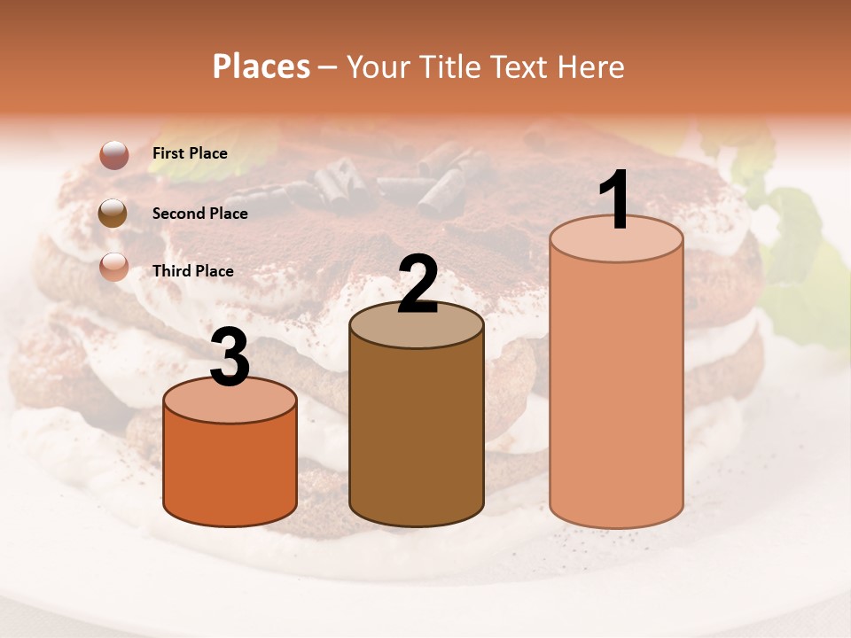 Jogurt Waffel Obst PowerPoint Template