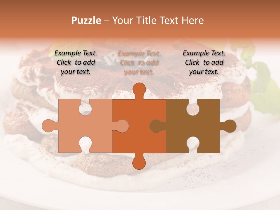 Jogurt Waffel Obst PowerPoint Template