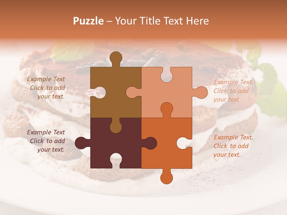 Jogurt Waffel Obst PowerPoint Template