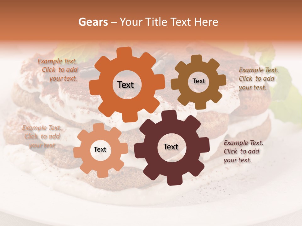 Jogurt Waffel Obst PowerPoint Template