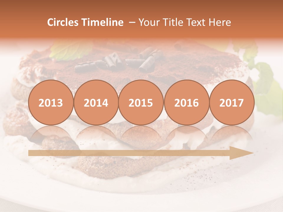 Jogurt Waffel Obst PowerPoint Template