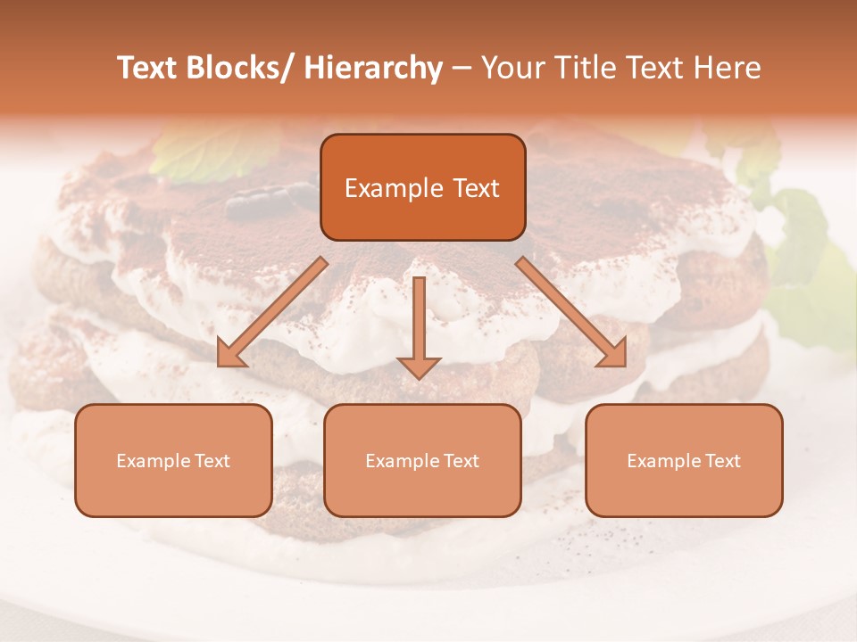 Jogurt Waffel Obst PowerPoint Template