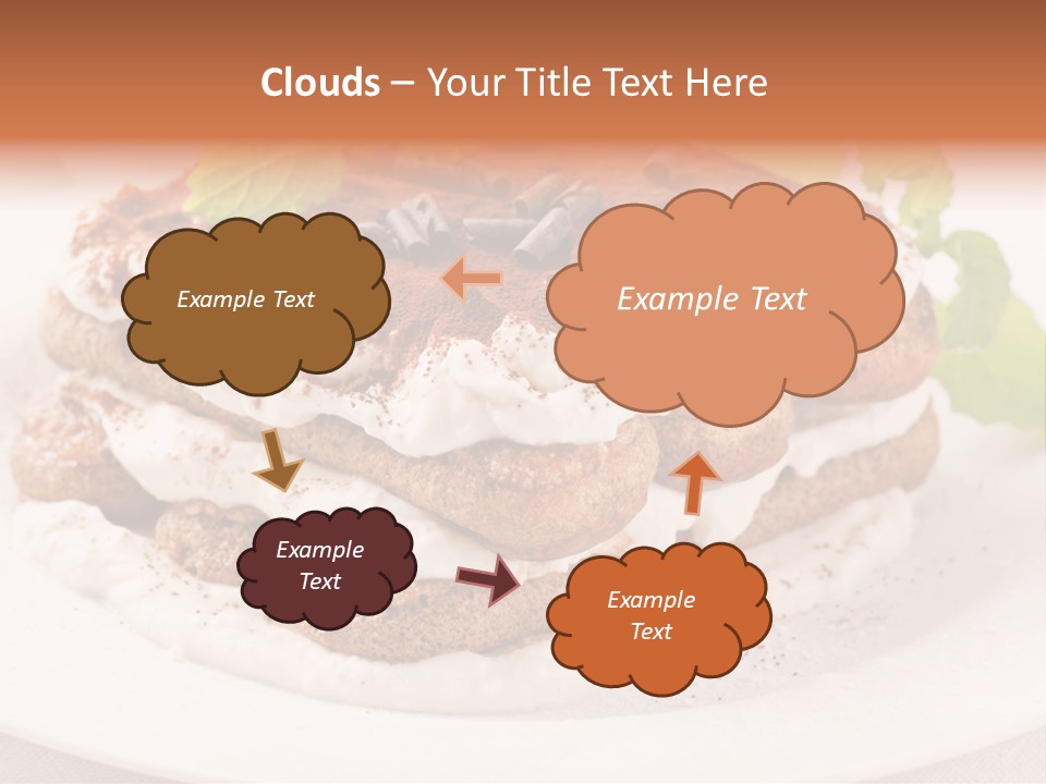 Jogurt Waffel Obst PowerPoint Template