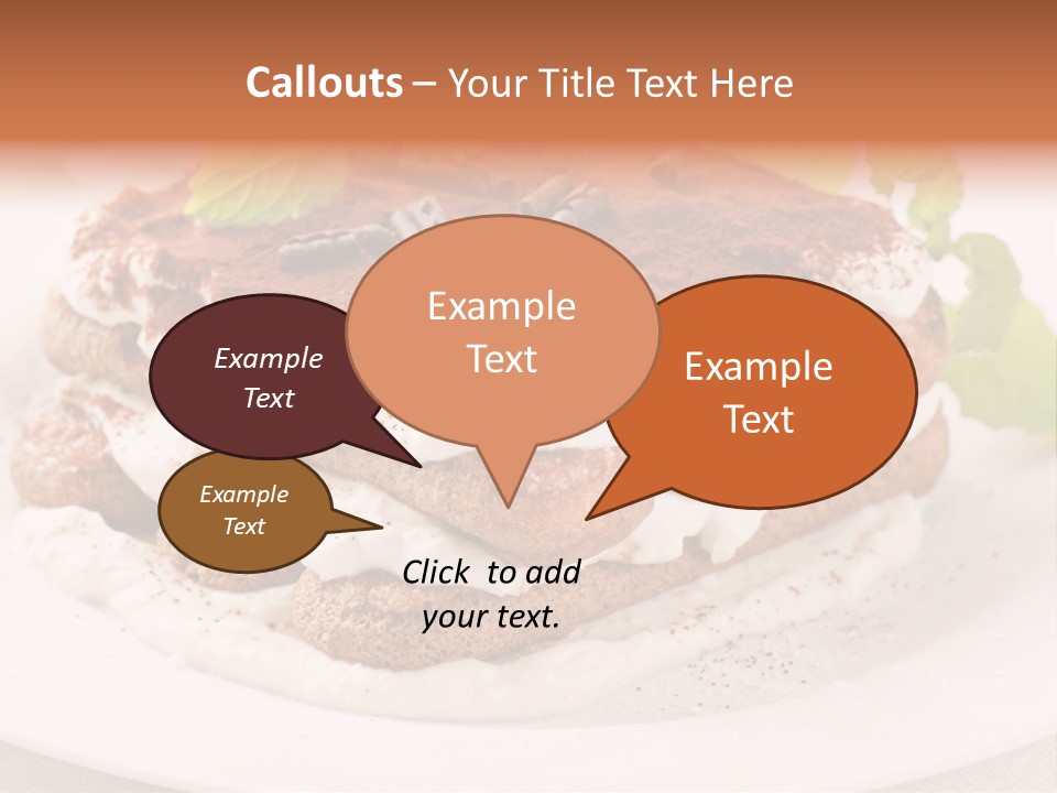 Jogurt Waffel Obst PowerPoint Template