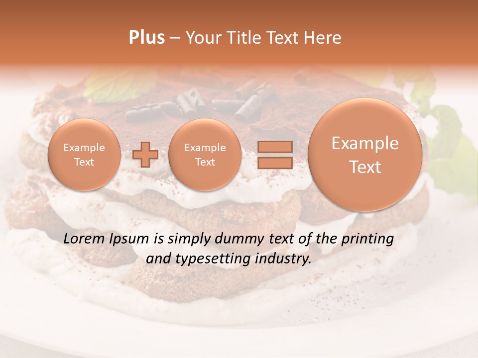 Jogurt Waffel Obst PowerPoint Template