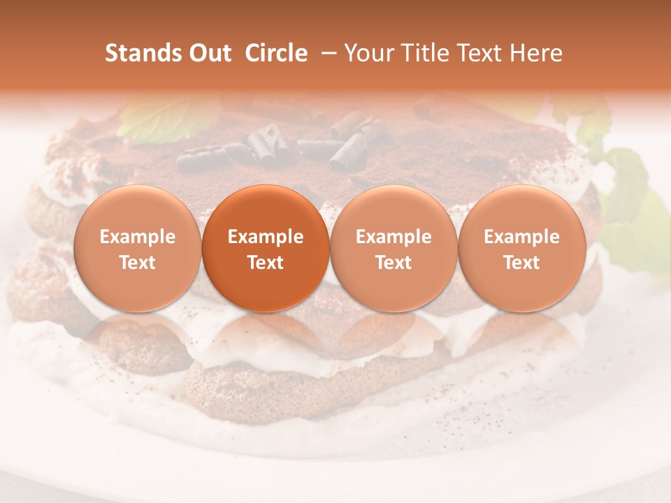 Jogurt Waffel Obst PowerPoint Template