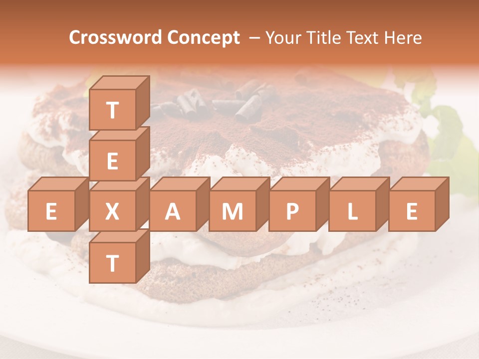 Jogurt Waffel Obst PowerPoint Template