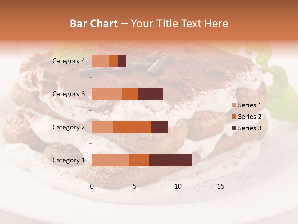 Jogurt Waffel Obst PowerPoint Template
