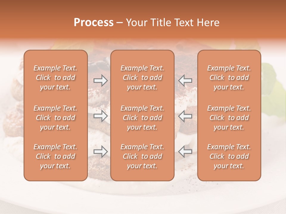 Jogurt Waffel Obst PowerPoint Template