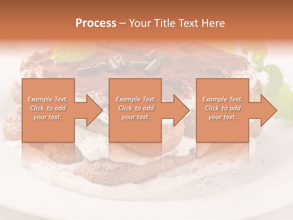 Jogurt Waffel Obst PowerPoint Template