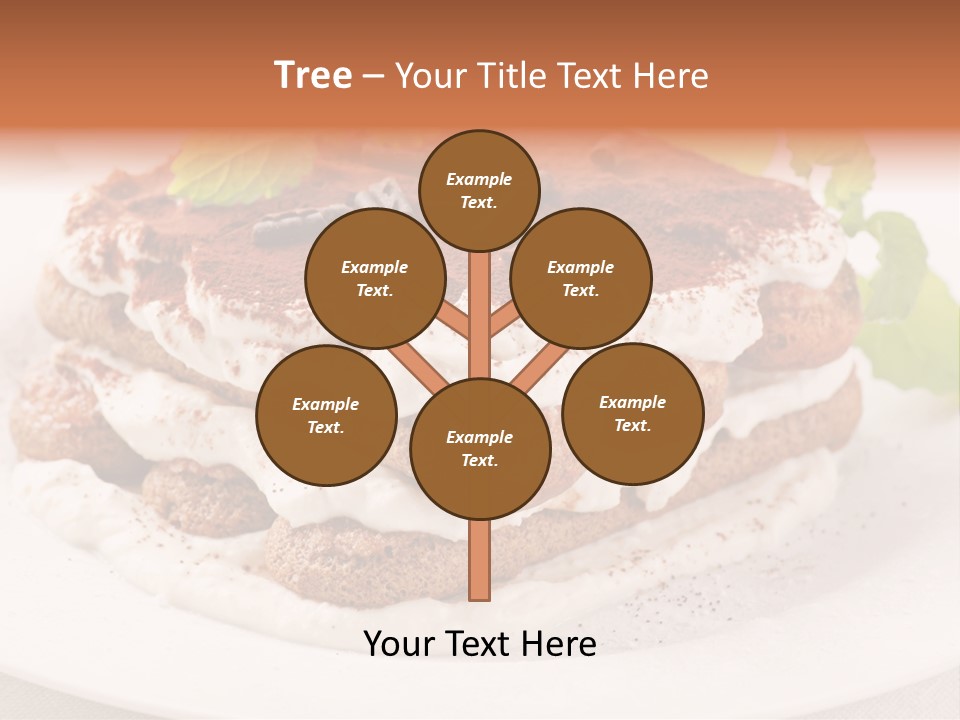 Jogurt Waffel Obst PowerPoint Template