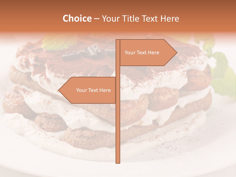 Jogurt Waffel Obst PowerPoint Template