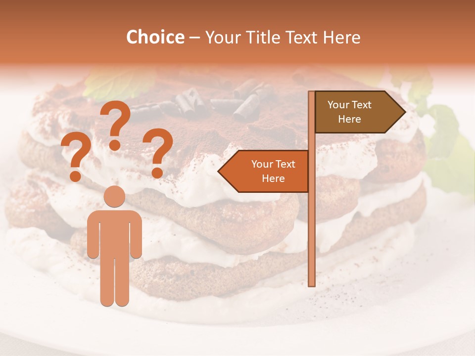 Jogurt Waffel Obst PowerPoint Template