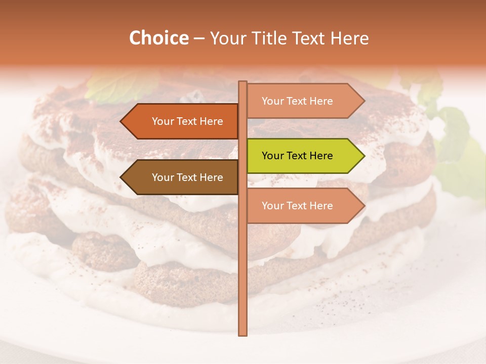 Jogurt Waffel Obst PowerPoint Template