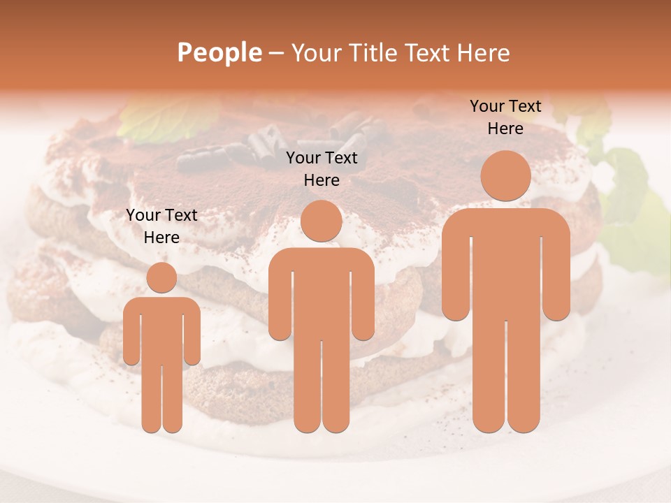 Jogurt Waffel Obst PowerPoint Template