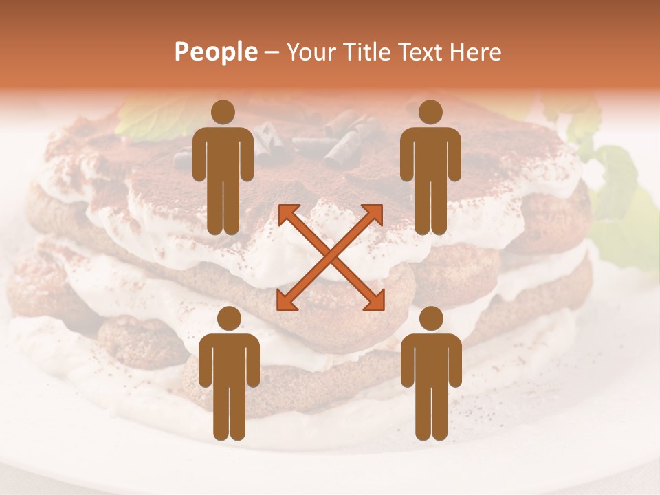 Jogurt Waffel Obst PowerPoint Template