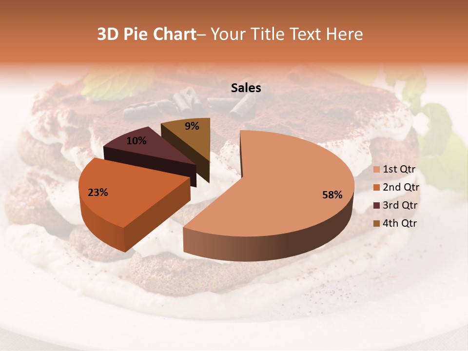 Jogurt Waffel Obst PowerPoint Template