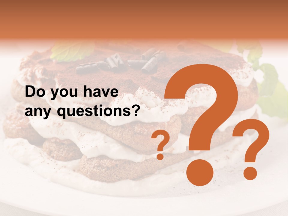 Jogurt Waffel Obst PowerPoint Template