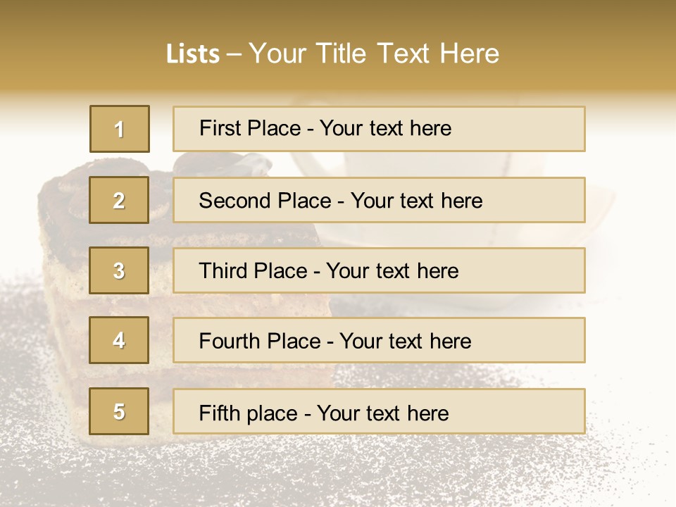 Cake Delicious Food PowerPoint Template
