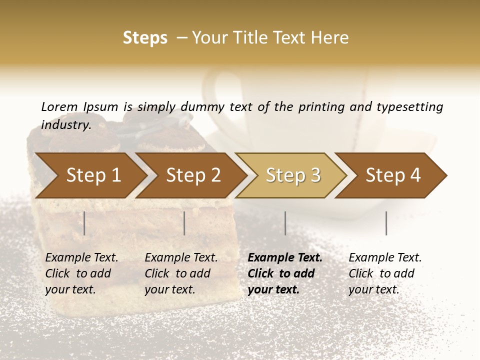 Cake Delicious Food PowerPoint Template