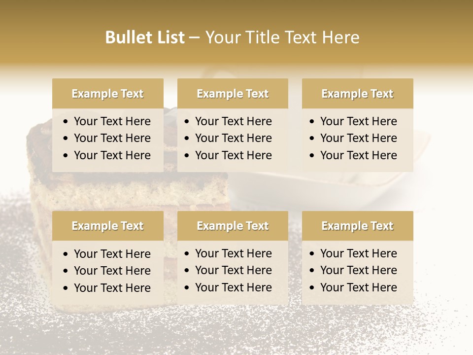 Cake Delicious Food PowerPoint Template