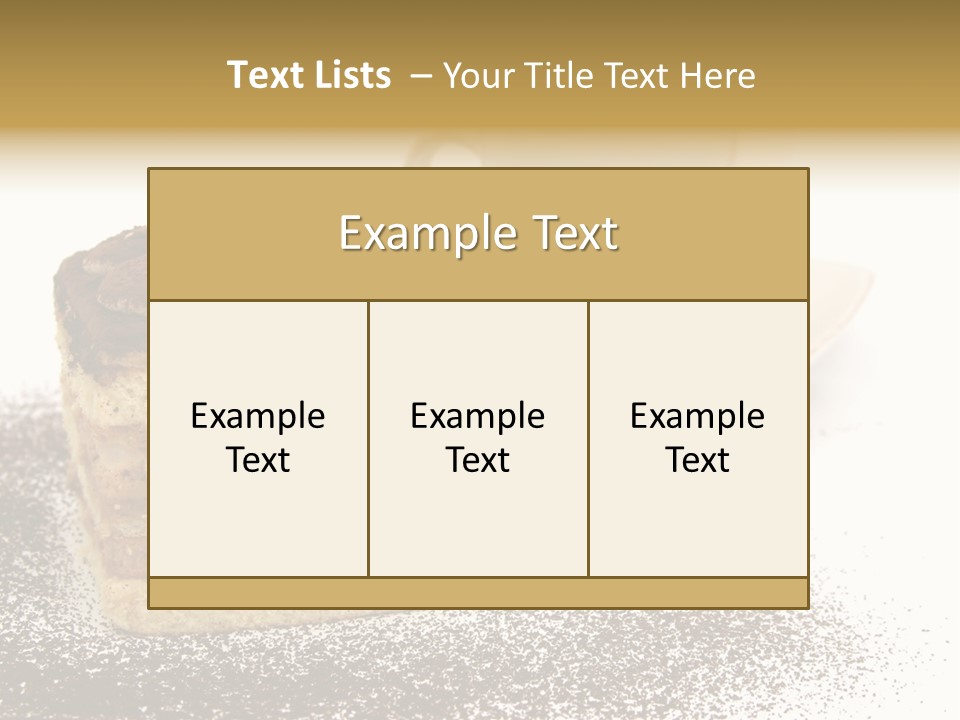 Cake Delicious Food PowerPoint Template