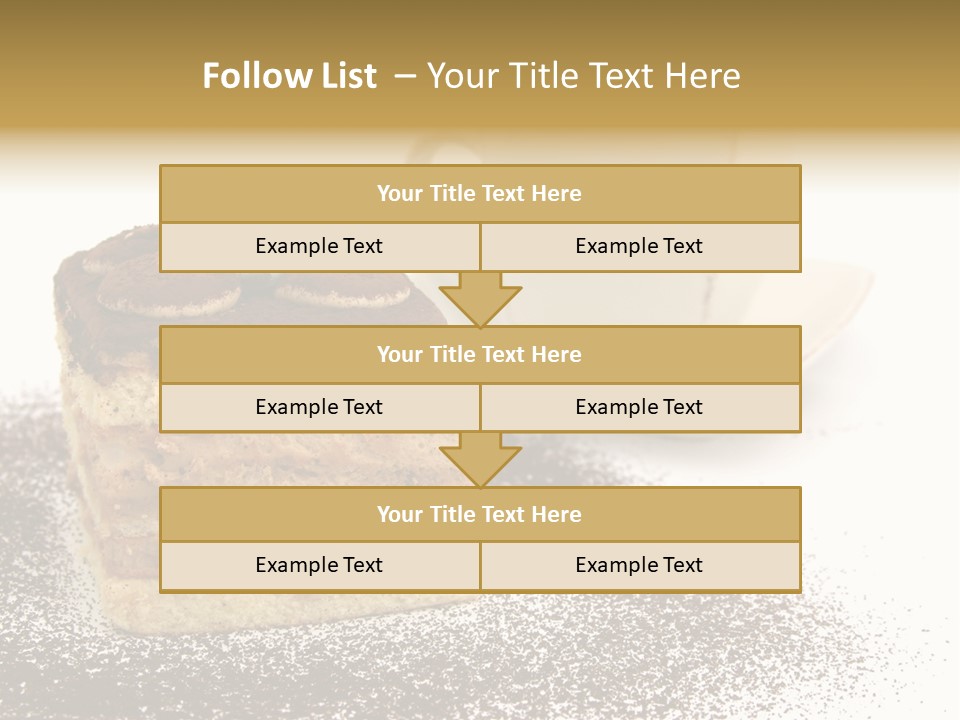 Cake Delicious Food PowerPoint Template
