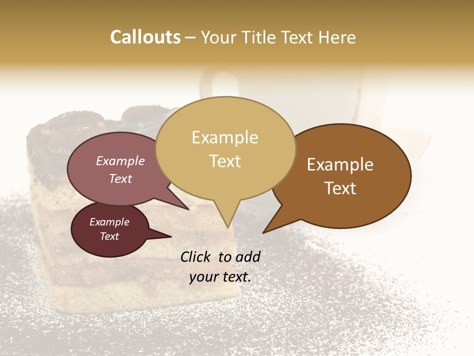 Cake Delicious Food PowerPoint Template