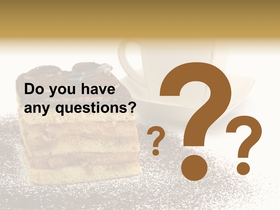 Cake Delicious Food PowerPoint Template