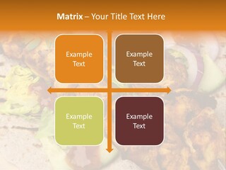 Chapati Satay Chutney PowerPoint Template