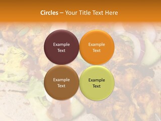 Chapati Satay Chutney PowerPoint Template