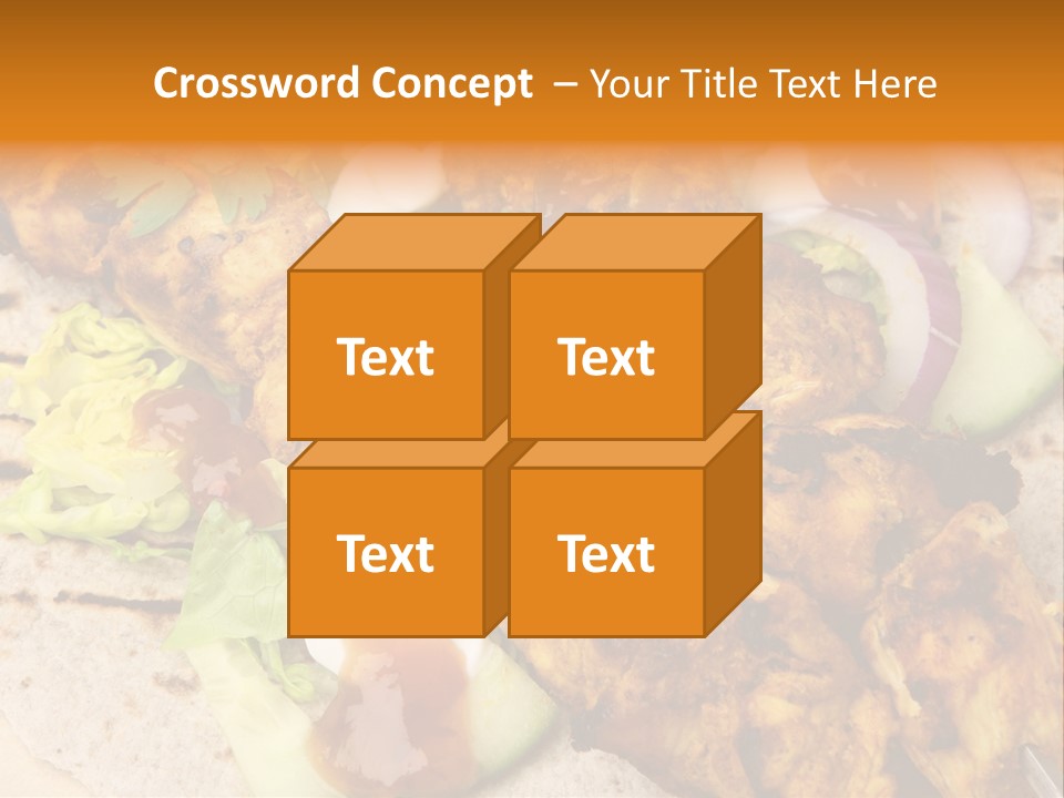 Chapati Satay Chutney PowerPoint Template