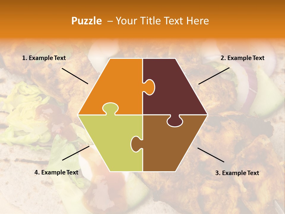 Chapati Satay Chutney PowerPoint Template