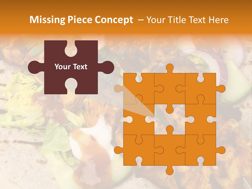 Chapati Satay Chutney PowerPoint Template