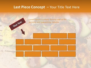 Chapati Satay Chutney PowerPoint Template