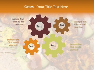 Chapati Satay Chutney PowerPoint Template