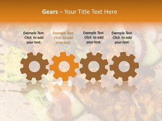 Chapati Satay Chutney PowerPoint Template