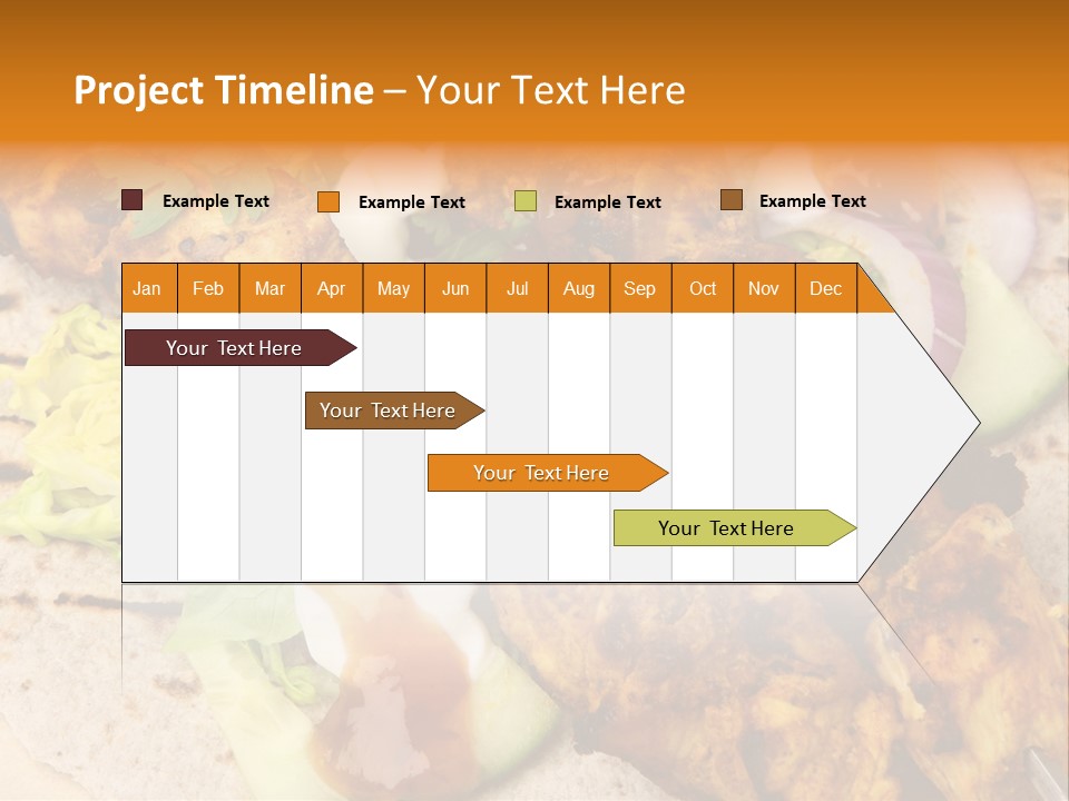 Chapati Satay Chutney PowerPoint Template