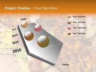 Chapati Satay Chutney PowerPoint Template