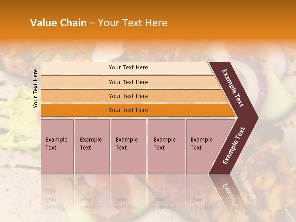 Chapati Satay Chutney PowerPoint Template