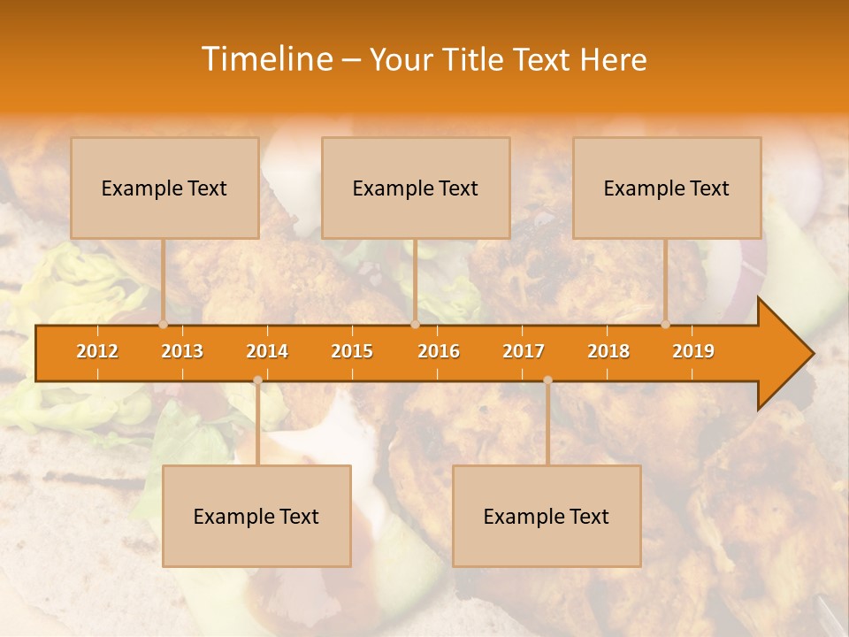 Chapati Satay Chutney PowerPoint Template