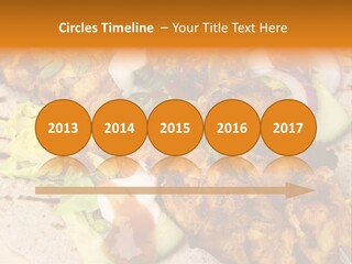 Chapati Satay Chutney PowerPoint Template