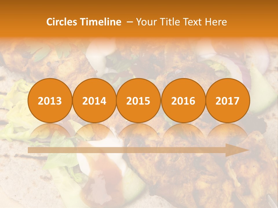Chapati Satay Chutney PowerPoint Template