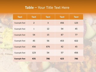 Chapati Satay Chutney PowerPoint Template