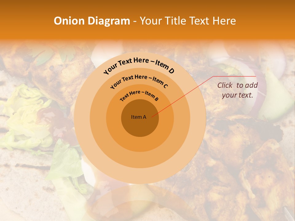 Chapati Satay Chutney PowerPoint Template
