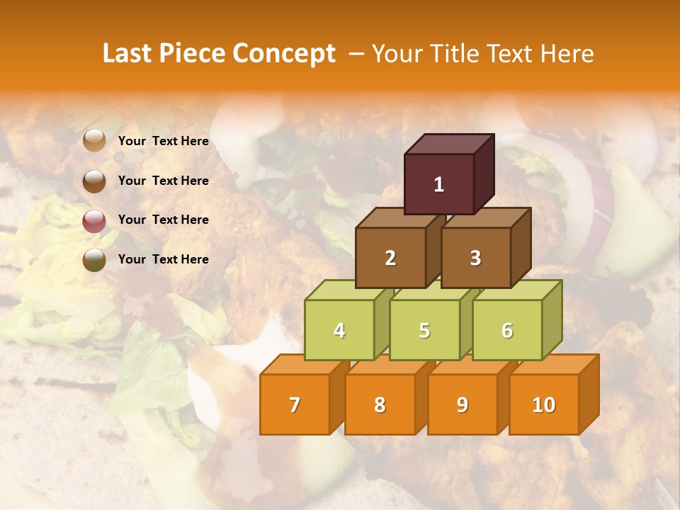 Chapati Satay Chutney PowerPoint Template