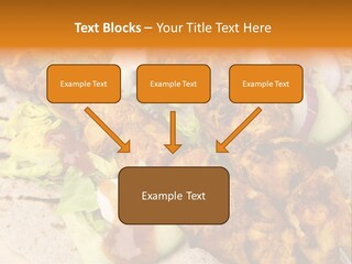 Chapati Satay Chutney PowerPoint Template